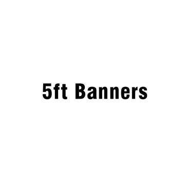 5ft UV Print Full Color Banners