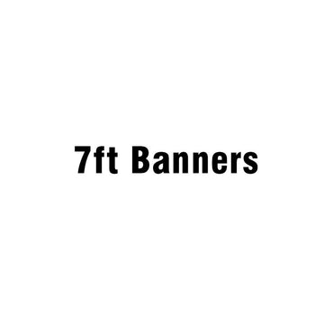 7ft UV Print Full Color Banners
