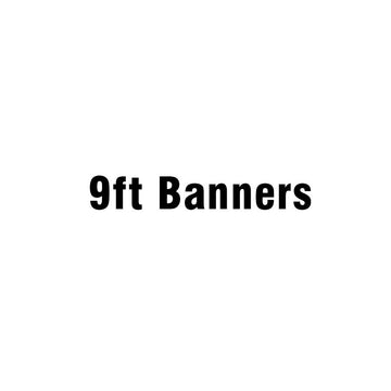 9ft UV Print Full Color Banners