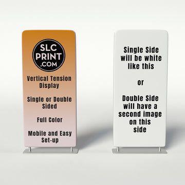 picture of tention display stands in front of a white background
