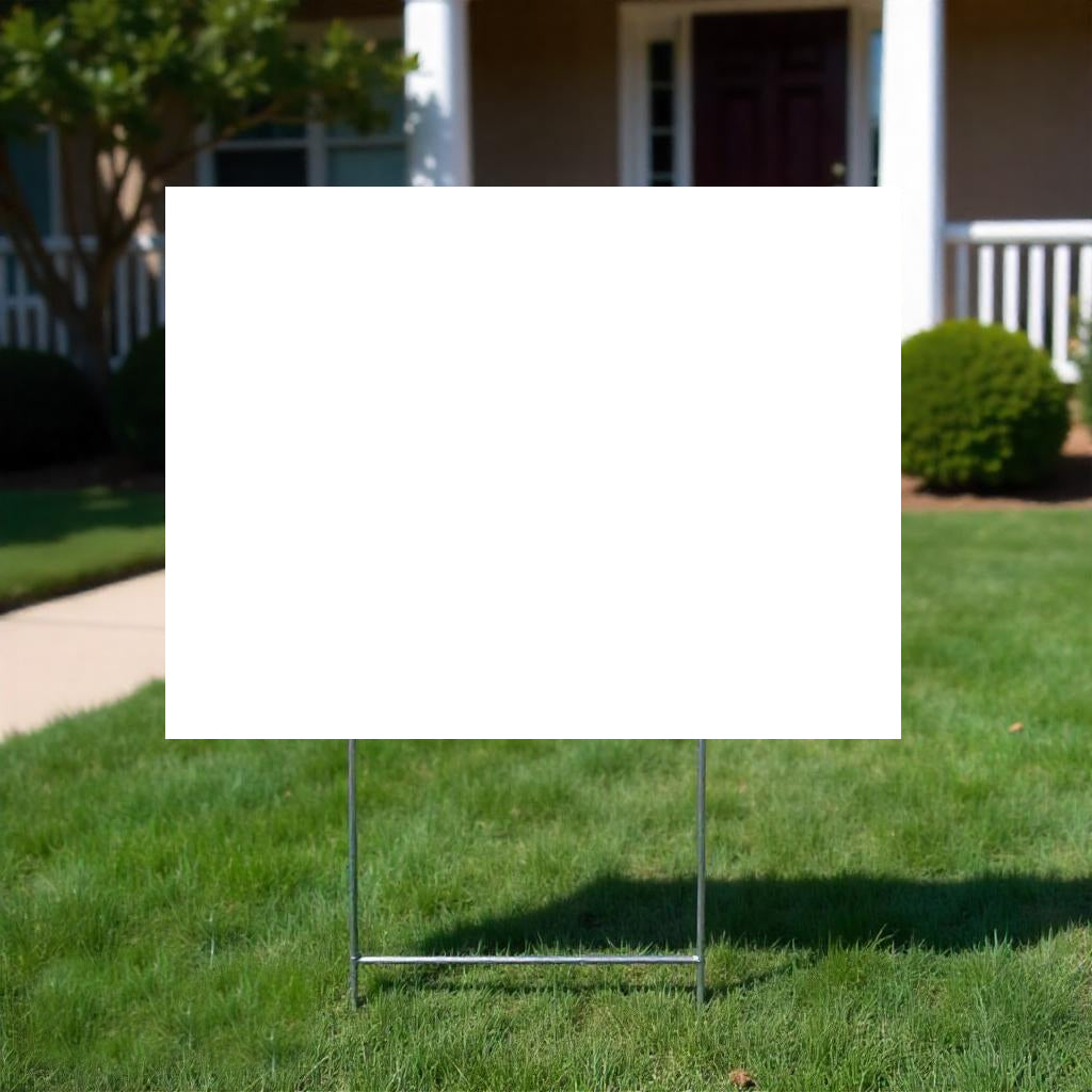 Sign Posts Lawn 24x18 Corrugated Lawn Signs