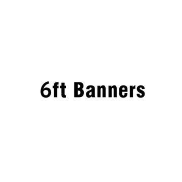 6ft UV Print Full Color Banners