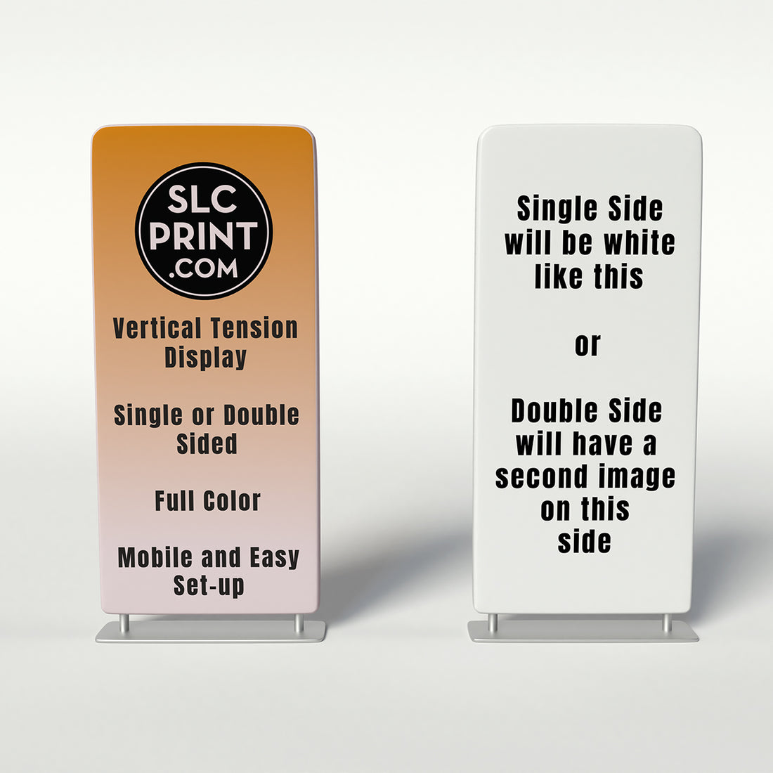 picture of tention display stands in front of a white background